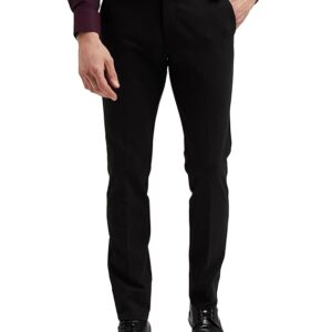 Peter England Men's Premium Formal Stretchable Knit Super Slim Fit Trouser | Comfort Lycra | 360-Degree Stretch
